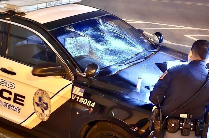 20-Year-Old Arrested for Vandalizing El Paso Police Patrol Vehicle