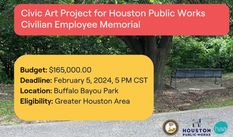 Houston Invites Artists to Submit Proposals for Memorial Honoring Fallen Municipal Employees Houston Invites Artists to Submit Proposals for Memorial Honoring Fallen Municipal Employees
