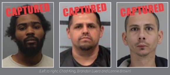 Three Texas 10 Most Wanted Offenders Captured Three Texas 10 Most Wanted Offenders Captured