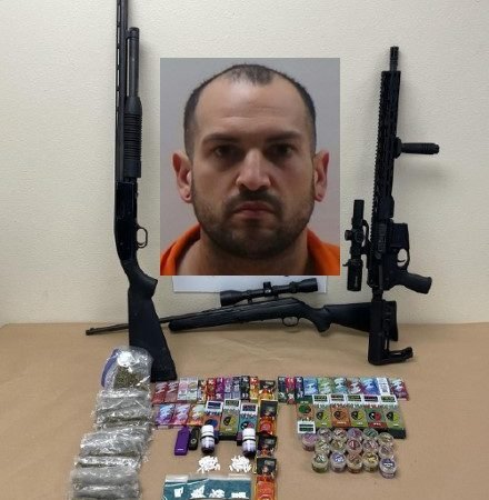 South Texas Man Arrested After Traffic Stop Uncovers Drugs and Weapons