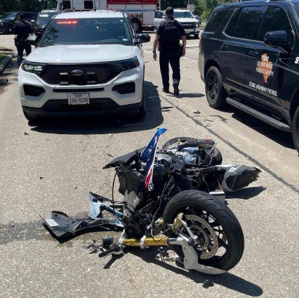Motorcycle Chase Ends in Collision: Rider Injured, Handgun Recovered Motorcycle Chase Ends in Collision: Rider Injured, Handgun Recovered