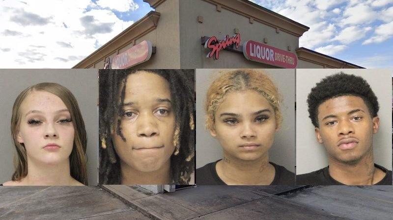 Four Suspects Arrested After Robbery and Assault at Spring Liquor Store