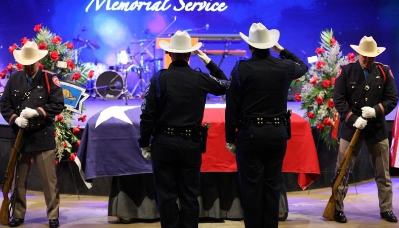 Hundreds Gather to Honor Fallen Texas DPS Trooper Kevin Ramirez Vasquez in Hockley
