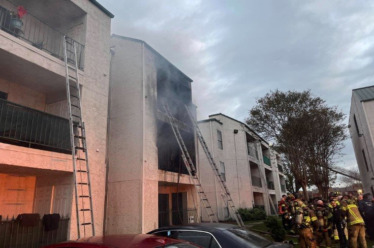 Apartment Fire Near NRG Arena Leaves Residents Displaced, Two Hospitalized