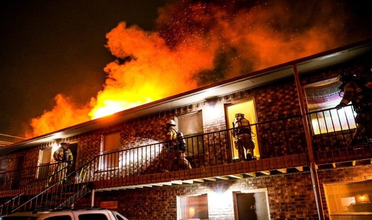 Early Morning Fire Destroys Lubbock Apartment Complex, Displaces 25 Residents