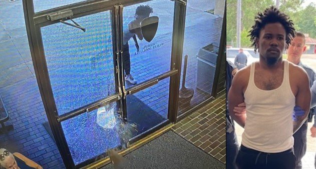 Man Smashes Rock Through Montgomery County Sheriff’s Office Doors, Injuring Elderly Woman