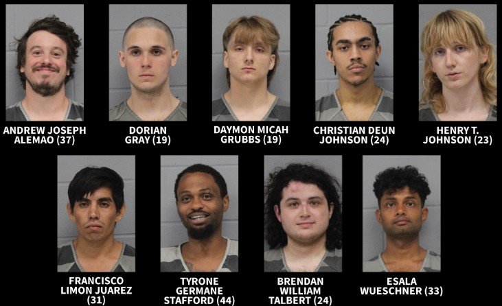Nine Arrested, Officer Assaulted During Austin Capitol Protest