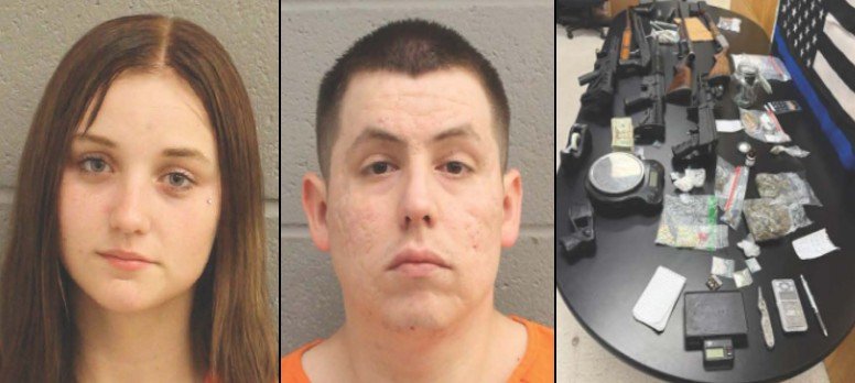 Fugitive Woman Caught Hiding Behind Door with Stolen Gun and Drugs in Houston Bust