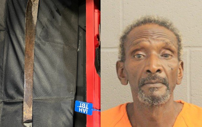 Man Arrested After Choking Woman, Threatening Her with Machete in Houston