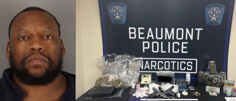 Beaumont Police Seize Drugs, Guns, and Cash After Traffic Stop