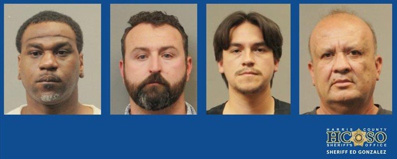 Four Arrested in Harris County in Undercover Operating Targeting Child Predators