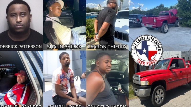 Gulf Coast Auto Crimes Task Force Arrests Six in $1 Million Multi-County Theft Ring