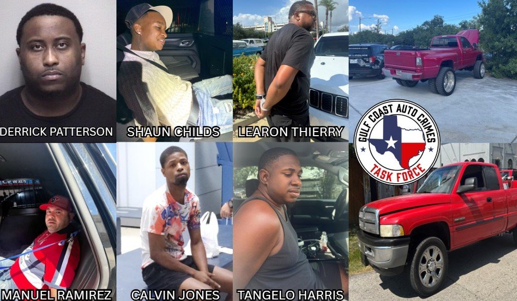 Gulf Coast Auto Crimes Task Force Arrests Six in $1 Million Multi-County Theft Ring