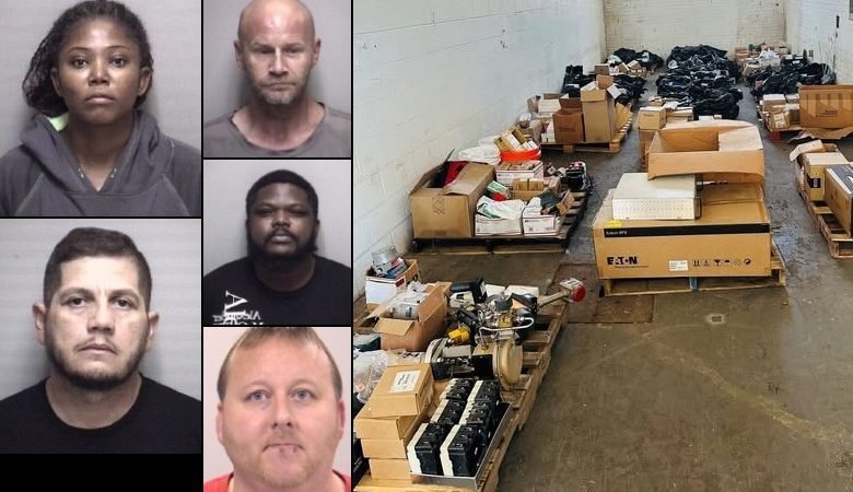 Five Arrested in Galveston County Following Multi-State Organized Theft Investigation