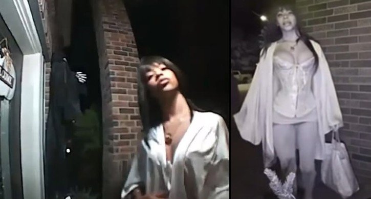 Harris County Constable Investigates Halloween Porch Pirate Using Child to Conceal Theft