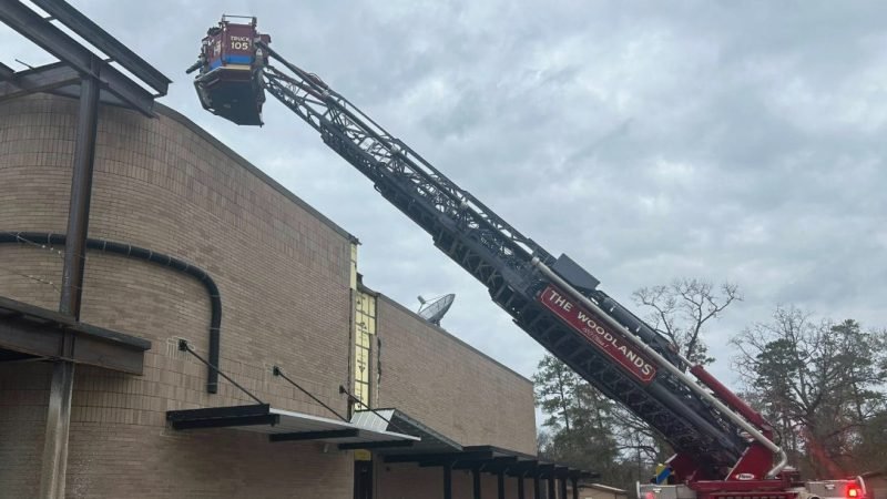 Welding Sparks Small Roof Fire at McCullough Junior High in The Woodlands