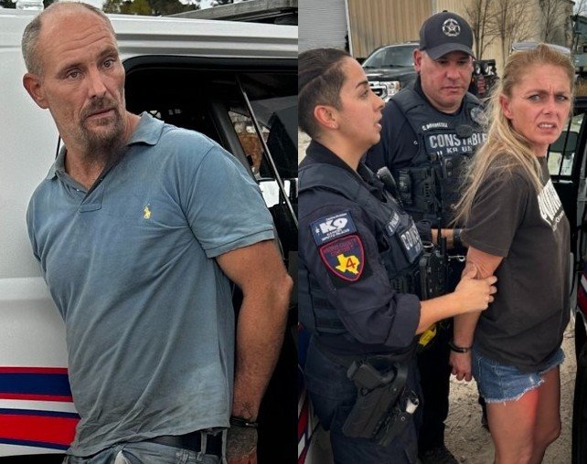 Arrest of Justin Hart and Tiffany Smith