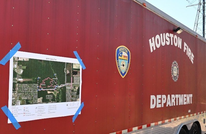 Caddo Fire in Northeast Houston Reaches 75% Containment as Crews Continue Monitoring