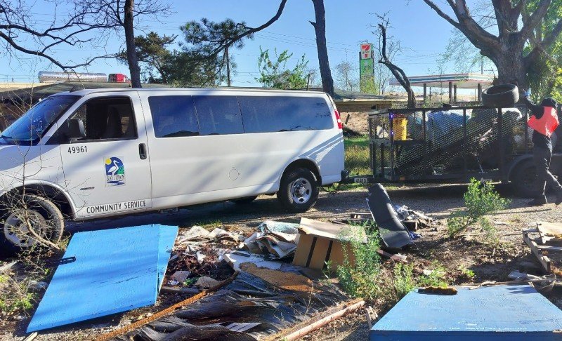 Baytown Police Clear Homeless Encampment, Arrest Two After Discovering Hazardous Traps