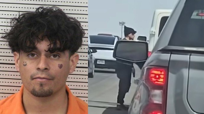 Man Arrested After Gun Threat at El Paso Intersection Caught on Video