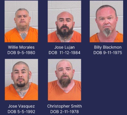Five Arrested in Midland Assault of Motorist Tied to Motorcycle Gang