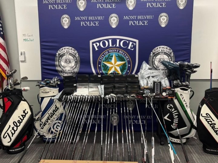 Houston Man Arrested in Golf Course Burglary, $34K in Equipment Recovered