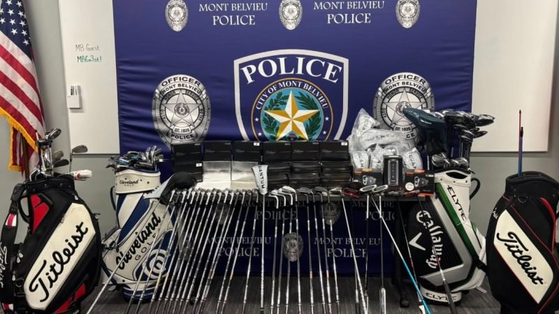 Houston Man Arrested in Golf Course Burglary, $34K in Equipment Recovered