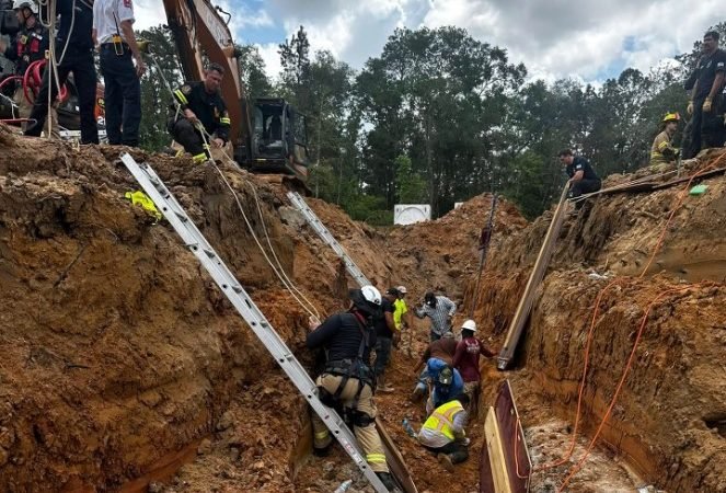 One Dead, One Injured After Trench Collapse at Conroe Construction Site