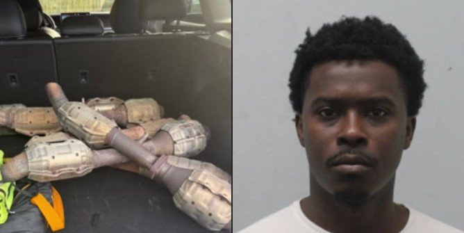 Harris County Deputies Catch Catalytic Converter Thief in the Act