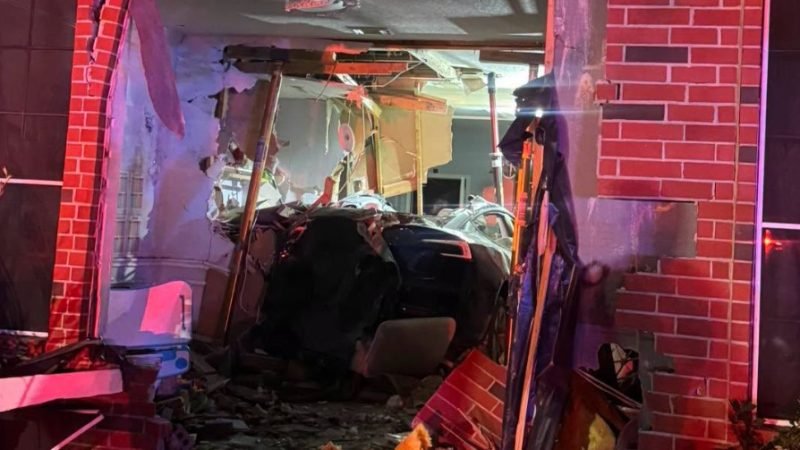 Tesla Crashes Through Front of Katy Home, Sending Two People to Hospitals