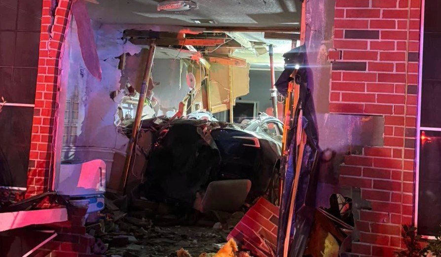Tesla Crashes Through Front of Katy Home, Sending Two People to Hospitals