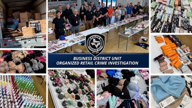 League City Police Bust Organized Retail Theft Ring, Recover More Than $400,000 in Stolen Merchandise