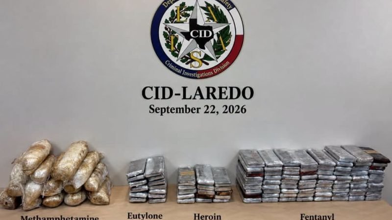 Texas DPS Intercepts Fentanyl Load in Laredo and 60 Pounds of Cocaine on I-35