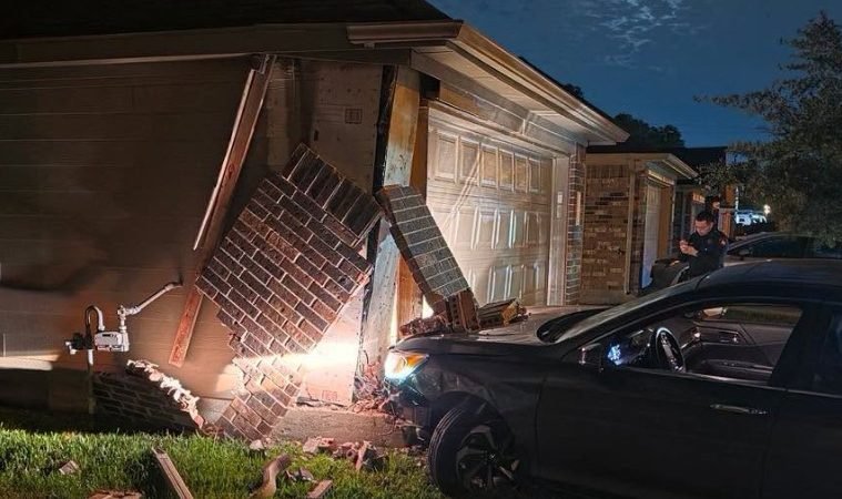 Drunk Woman Arrested After Crashing Into Garage and Fleeing Scene North of Bush Airport