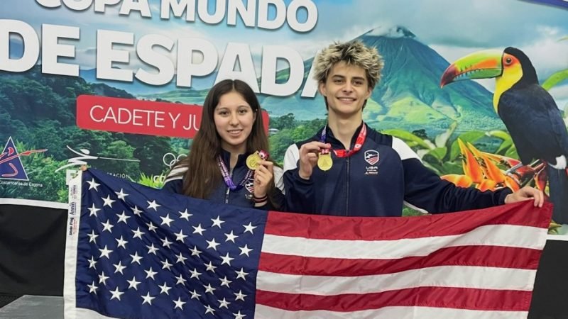 Houston-Area Fencers Win Four Gold Medals at Junior World Cup in Costa Rica